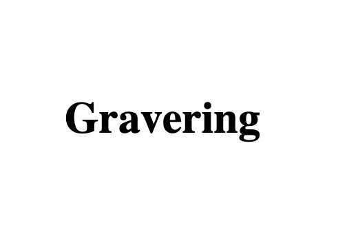 Med gravering